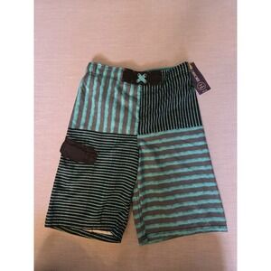 Cherokee Shorts Swim Trunks Boys XL Green NWT New